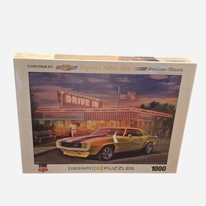 Eurographics 1000-Piece Classic Car & Drive-In Puzzle - Brand New in Box
